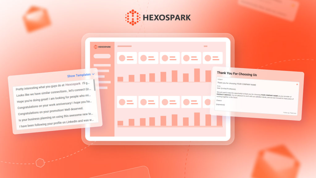 hexospark updates - more icebreakers, templates