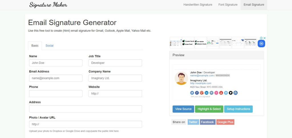 10 email signature generators for 2022 | Hexospark