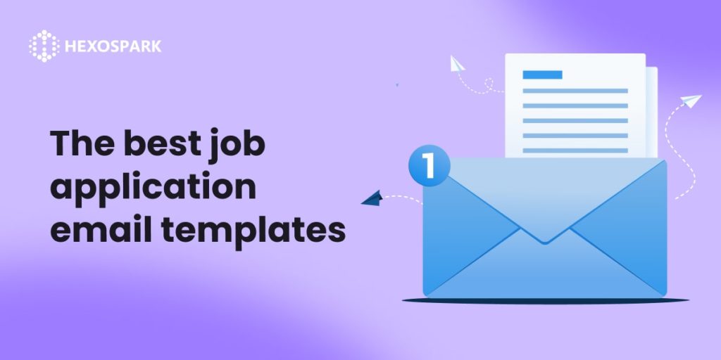 The best job application email templates